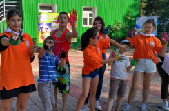 В детском лагере Дружных прошёл конкурс посвящённый дню ВМФ! Дети были счастливы!